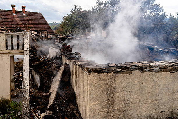 Professional Soot Cleanup technician working in Webster, TX